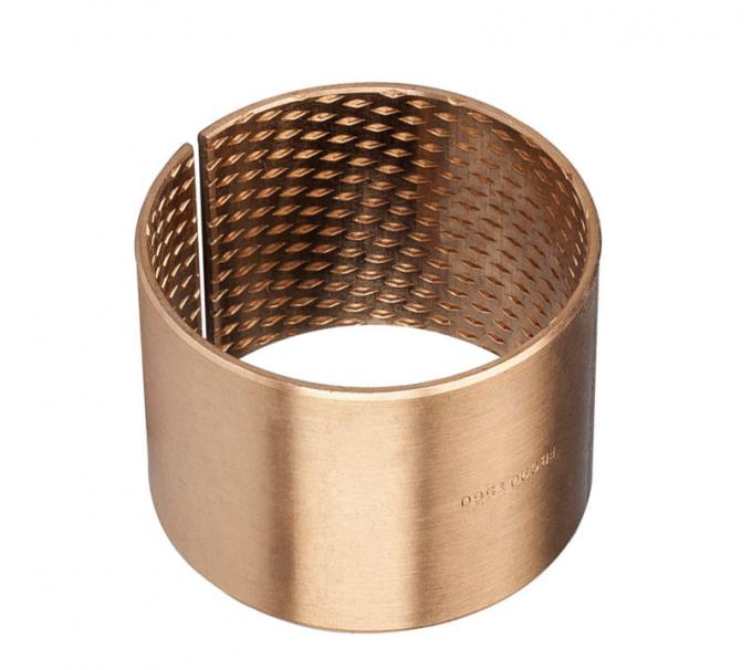 150N / mm² روغنکاری روغن بدون روغن CuSn8P Bushings Graphite Bushings 0